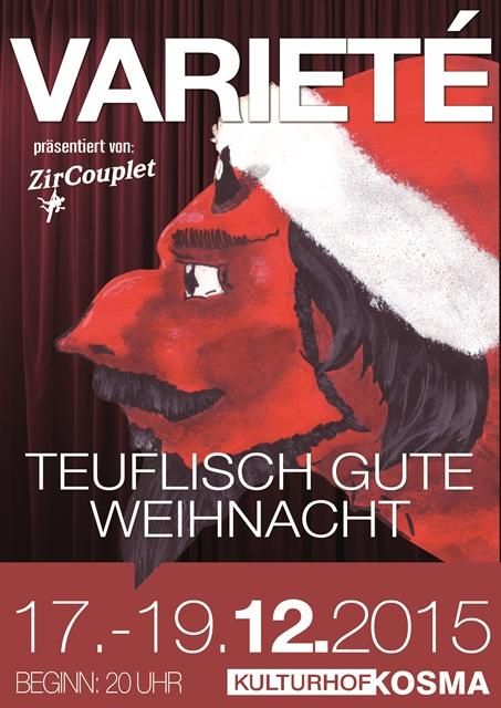 Bild zu Varieté 2015 – Kulturhof Kosma »Teuflisch gute Weihnacht«