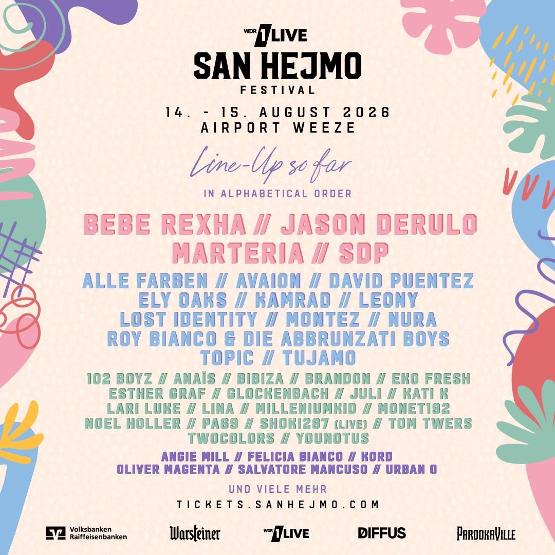 Bild zu San Hejmo FEstiVAL: Line-Ups für Electronic Stage und Party Stage komplett
