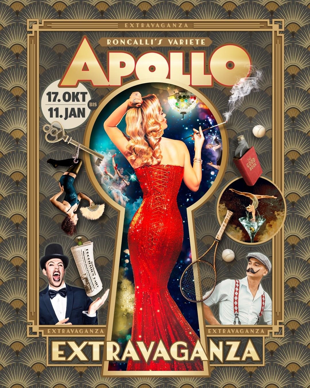 Bild zu „Extravaganza“: Roncalli’s Apollo Varieté entführt ins verbotene Nachtleben der 20er Jahre