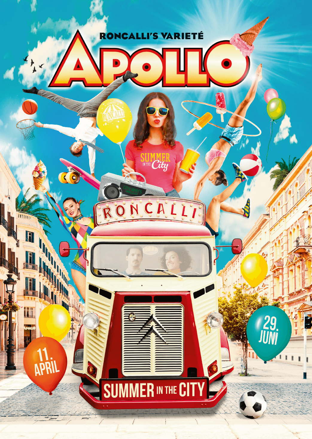 Bild zu Düsseldorf steht ein heißer Sommer bevor: Roncalli’s Apollo Varieté eröffnet Sommersaison mit „Summer in the City“