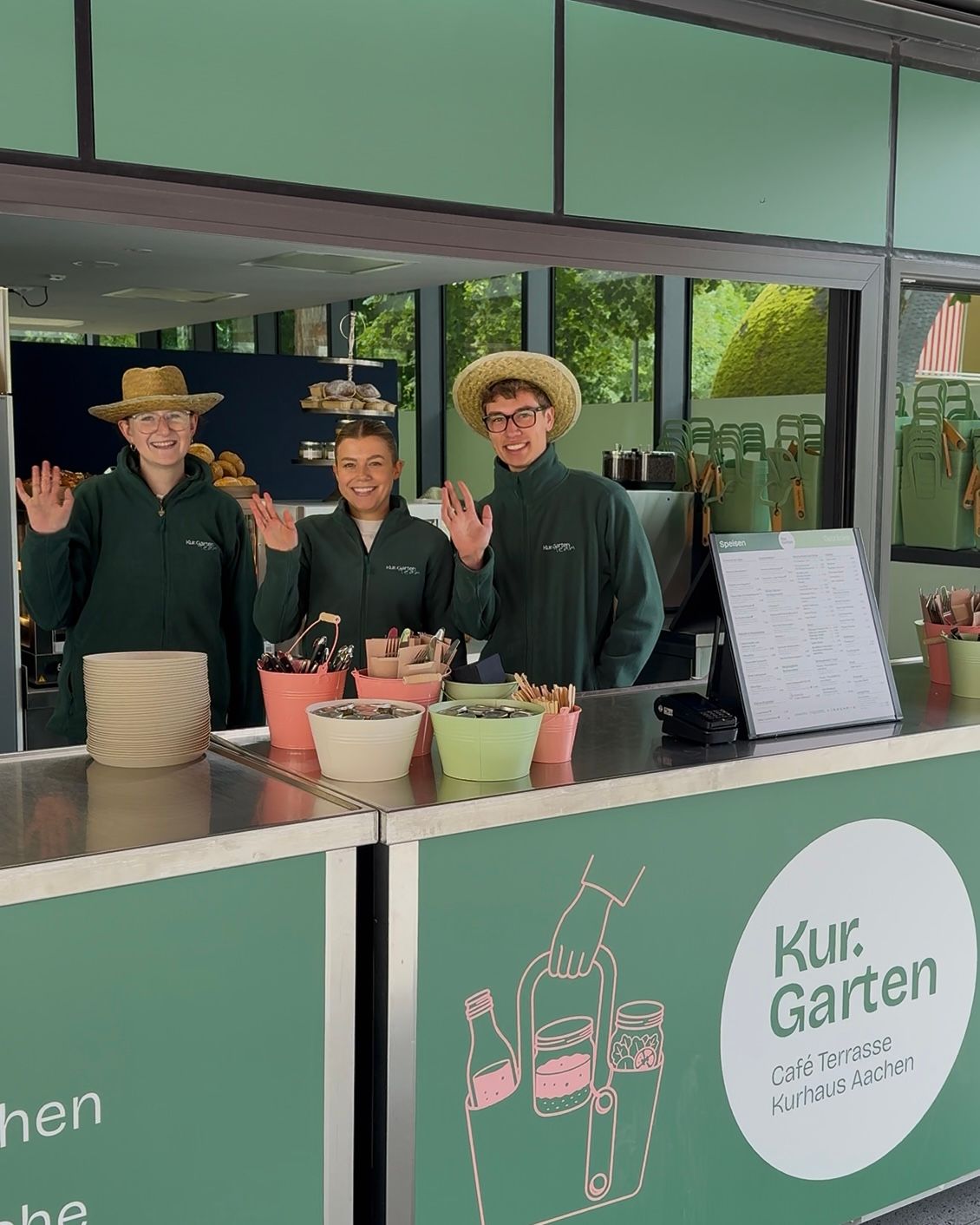 Bild zu Aachens neue Sommeradresse: lemonpie Eventcatering eröffnet den Kur.Garten am Kurhaus Aachen