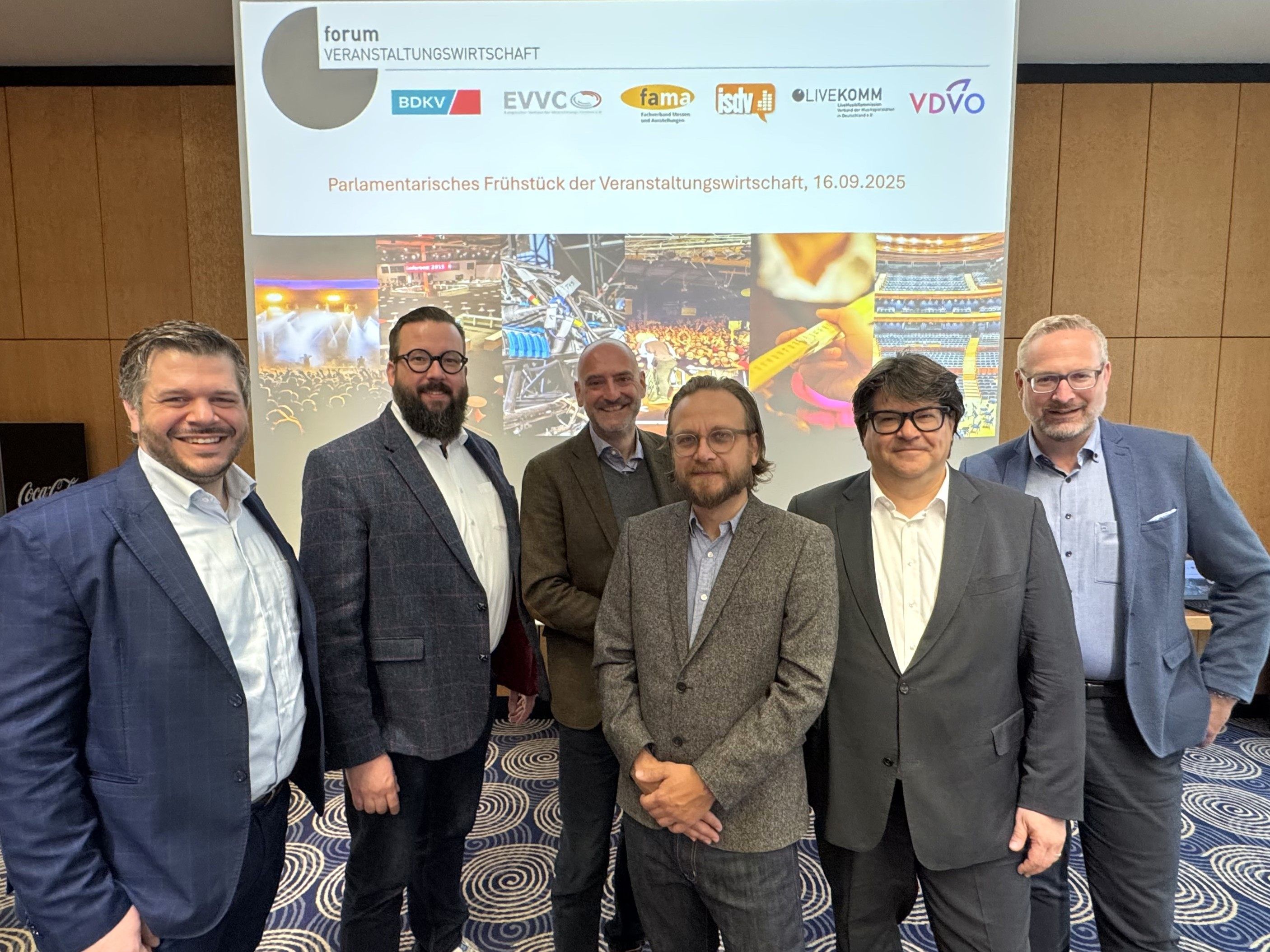Bild zu Forum Veranstaltungswirtschaft diskutiert zentrale Forderungen mit Bundestagsabgeordneten