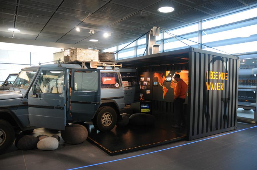 Bild zu Faltbarer Container mo pop in der Legendewagen-Ausstellung