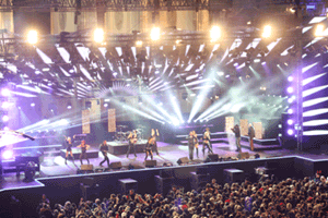Bild zu Lichttechnik für Silvesterparty am Brandenburger Tor