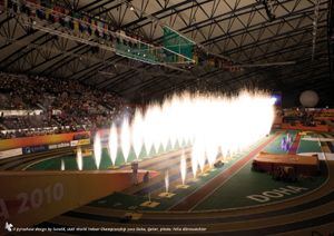 Bild zu lunatX sorgt für Spezialeffekte bei 13. IAAF World Indoor Championships 2010