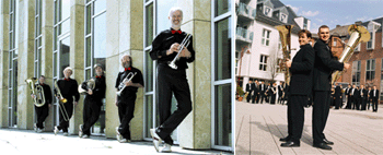 Bild zu Treffen zweier Spitzenensembles