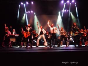 Bild zu „Rummel  Performers“ im Finale der Massachusetts Bee Gees Show in der Jahrhunderthalle Frankfurt