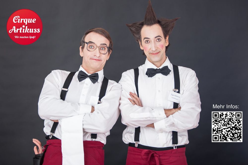 Bild zu Comedy Kellner von Cirque Artikuss – Unterhaltung mit Stil und Humor
