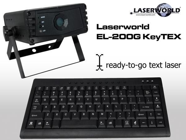 Bild zu Laserworld stellt neuen Text-Laser inklusive Tastatur vor