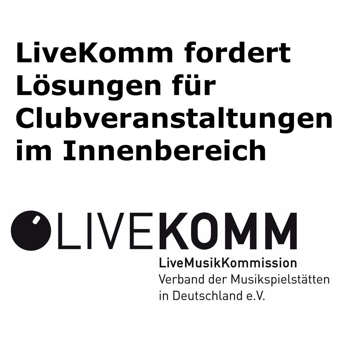 Bild zu LiveKomm fordert Lösungen für Clubveranstaltungen im Innenbereich