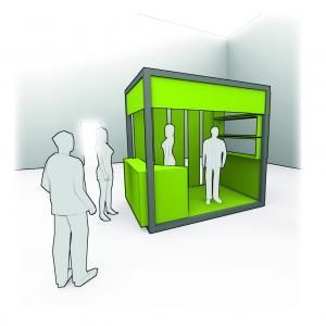 Bild zu Produktinnovation mo pop-up – der mobile Brand Space für den Indoor-Bereich