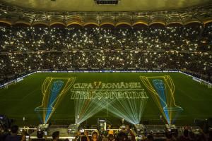 Bild zu Großprojektionen beim “Cupa Romaniei 2014“ in der National-Arena, Bukarest