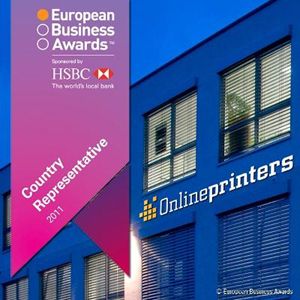 Bild zu Onlineprinters GmbH für die European Business Awards 2011 nominiert