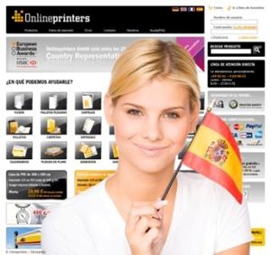 Bild zu Onlineprinters GmbH geht mit spanischem Webshop online