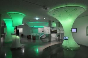 Bild zu Grüne Tubes und Zentimeterarbeit für das interaktive Moor-Museum