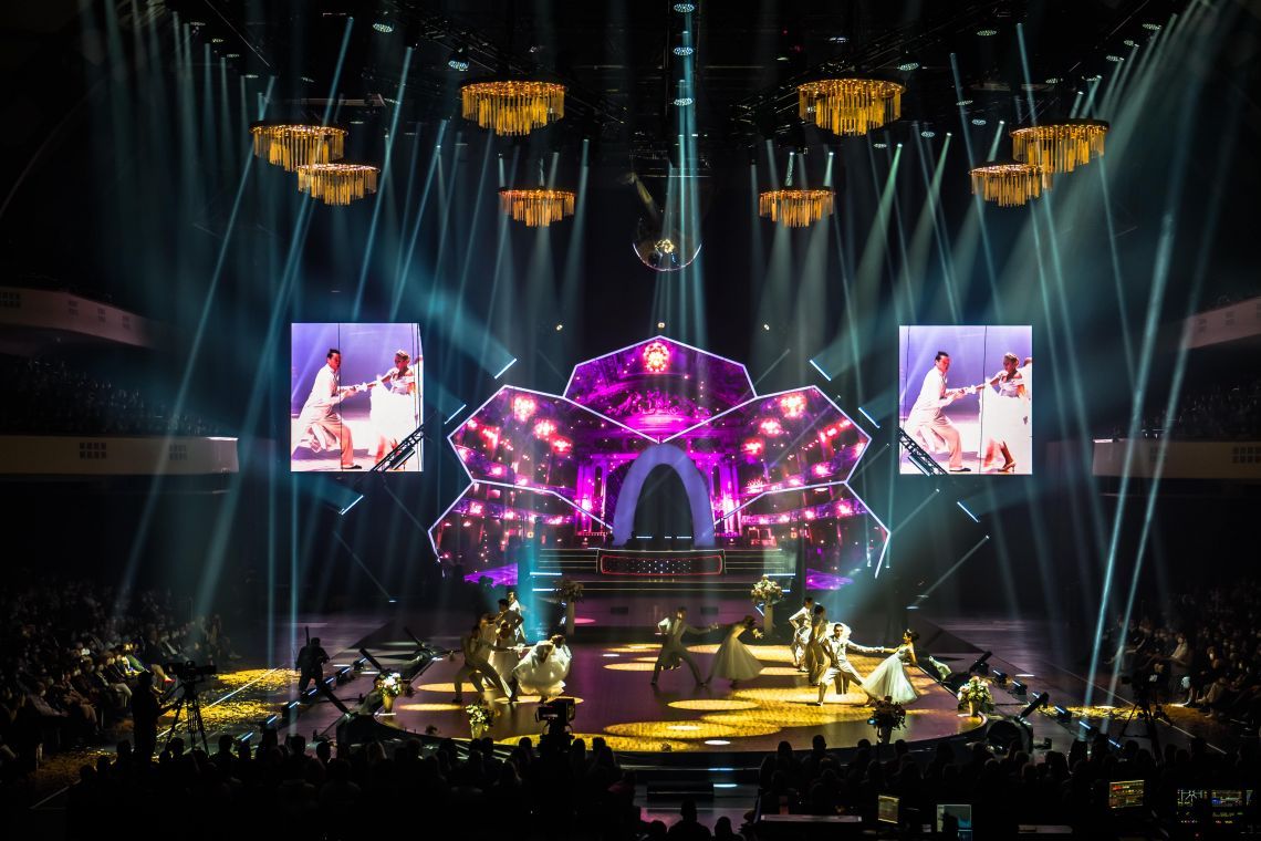 Bild zu „Let’s Dance – Die Live Tour 2021“ fand als eine von wenigen Tourproduktionen 2021 statt – satis&fy stellte Licht und Scenic
