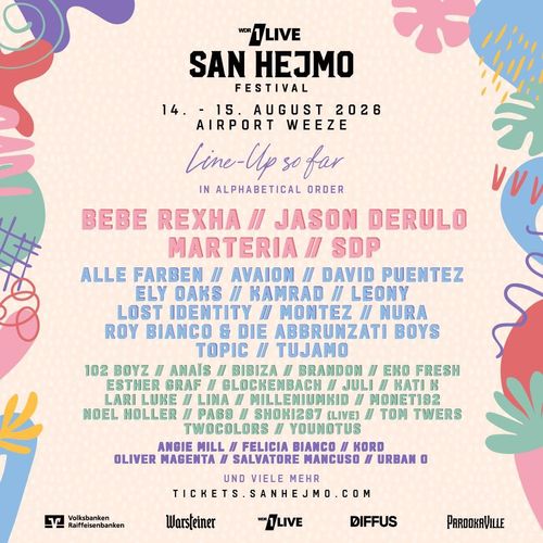 Bild zu San Hejmo FEstiVAL: Line-Ups für Electronic Stage und Party Stage komplett