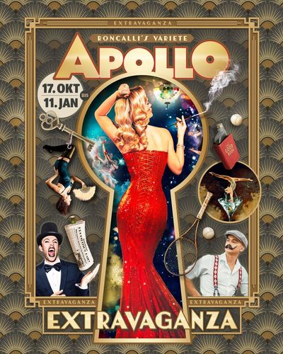 Bild zu „Extravaganza“: Roncalli’s Apollo Varieté entführt ins verbotene Nachtleben der 20er Jahre