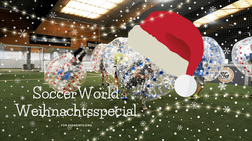 Bild zu Actionreicher Sportspaß: BubbleSoccer Weihnachtsspecial für Firmenfeiern