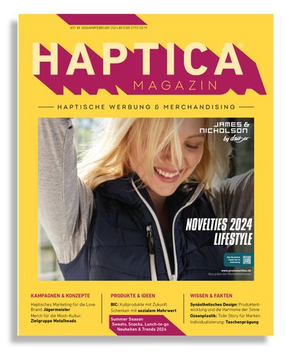 Bild zu HAPTICA® Magazin zeigt die Power von haptischer Werbung und Merchandising