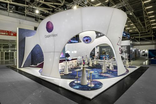 Bild zu Ein Messestand als Raumskulptur