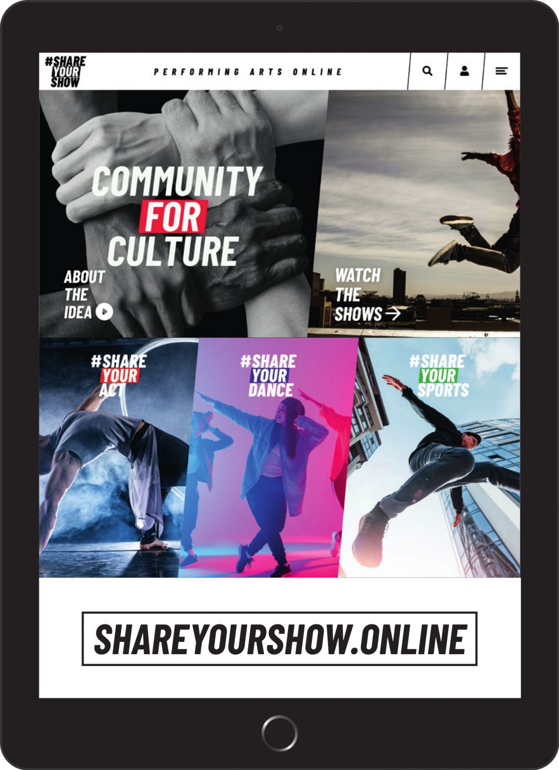 Bild zu #SHAREYOURSHOW: Videoportal für Künstler und Talente jetzt online!