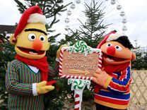 Ernie und Bert auf dem Weg zum Nordpol