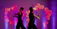Individuelle LED-Show Flamba Lights