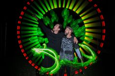 Lightpainting Fotobox – wenn die Gäste Teil eines Kunstwerks werden