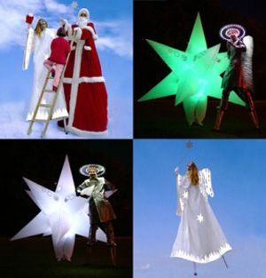 Bild zu Weihnachten mit ZEBRA Stelzentheater